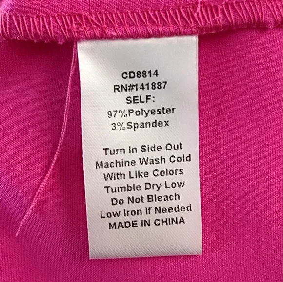 TCEC hot pink shift dress - Picture 8 of 8